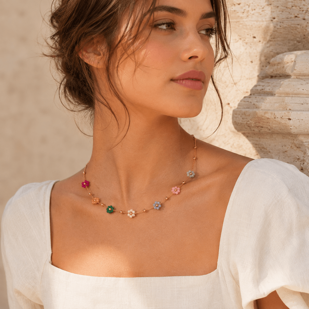 Liora Seven-Flower Necklace