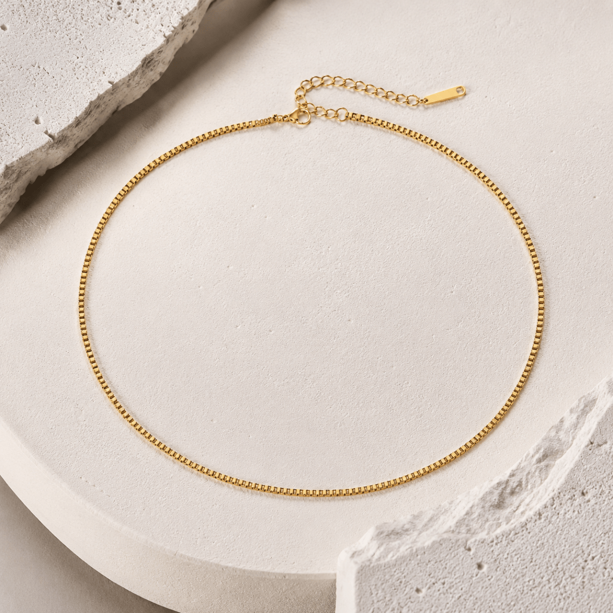 Lisandra Box Chain Necklace