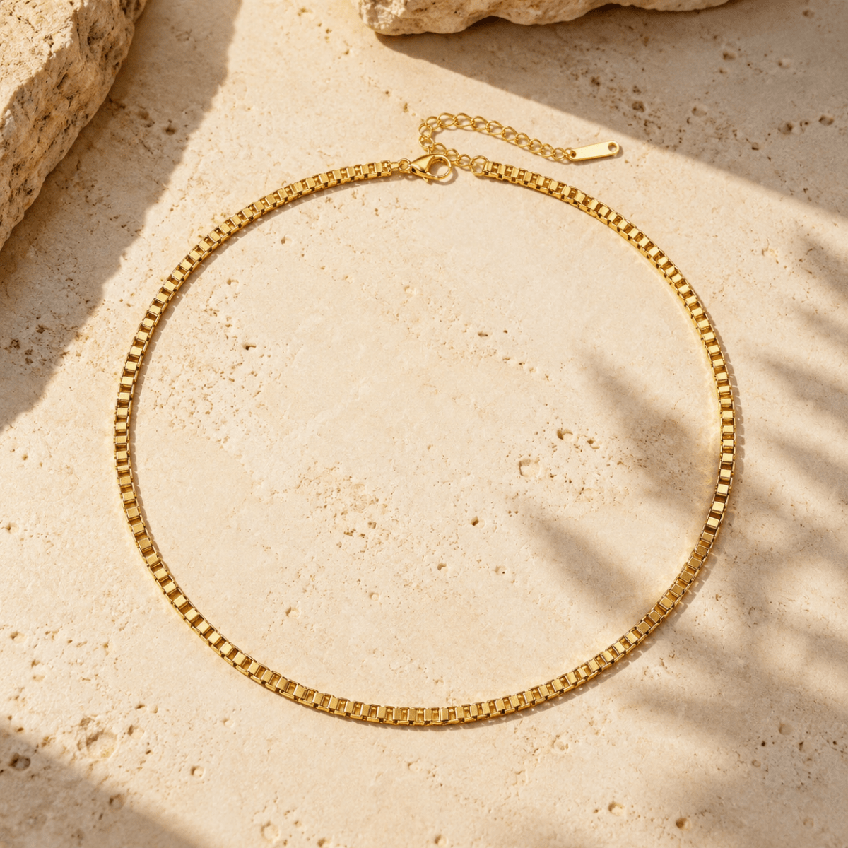 Lisandra Box Chain Necklace
