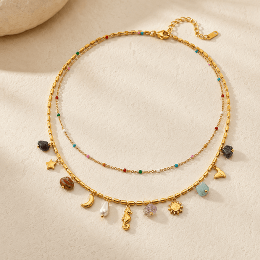 Maravela Coastal Charm Layered Necklace