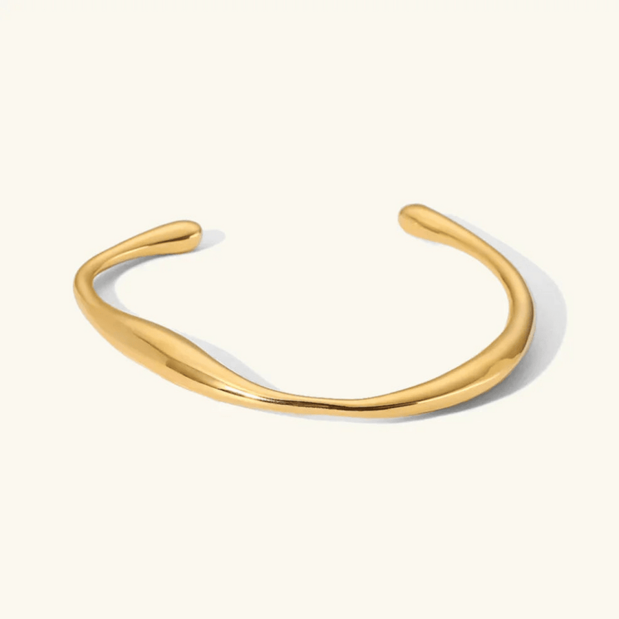Marella Sculptural Wave Cuff Bracelet