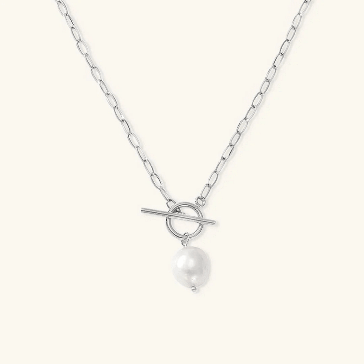 Marena Pearl Toggle Necklace