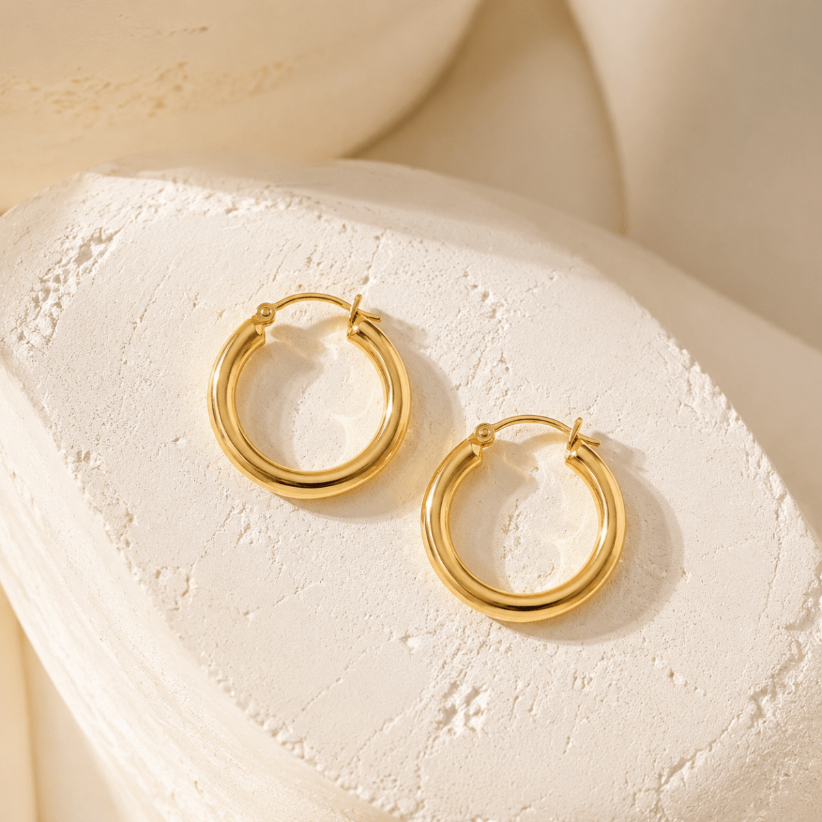 Marisol Graduated Wide Hoop Earrings
