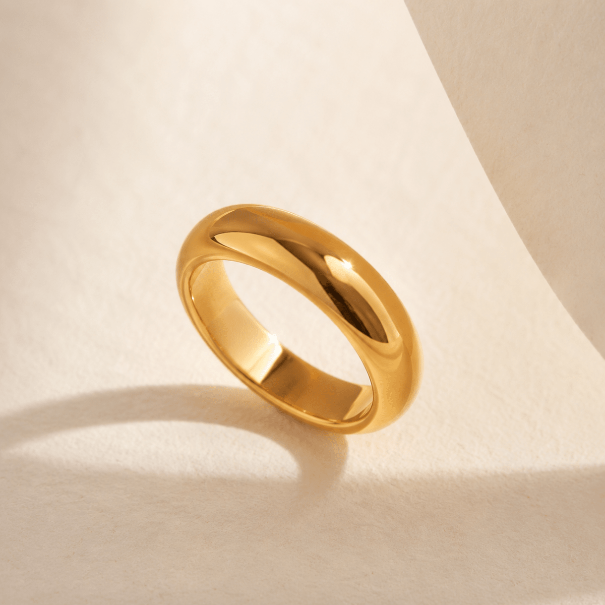 Meliora Polished Dome Band Ring