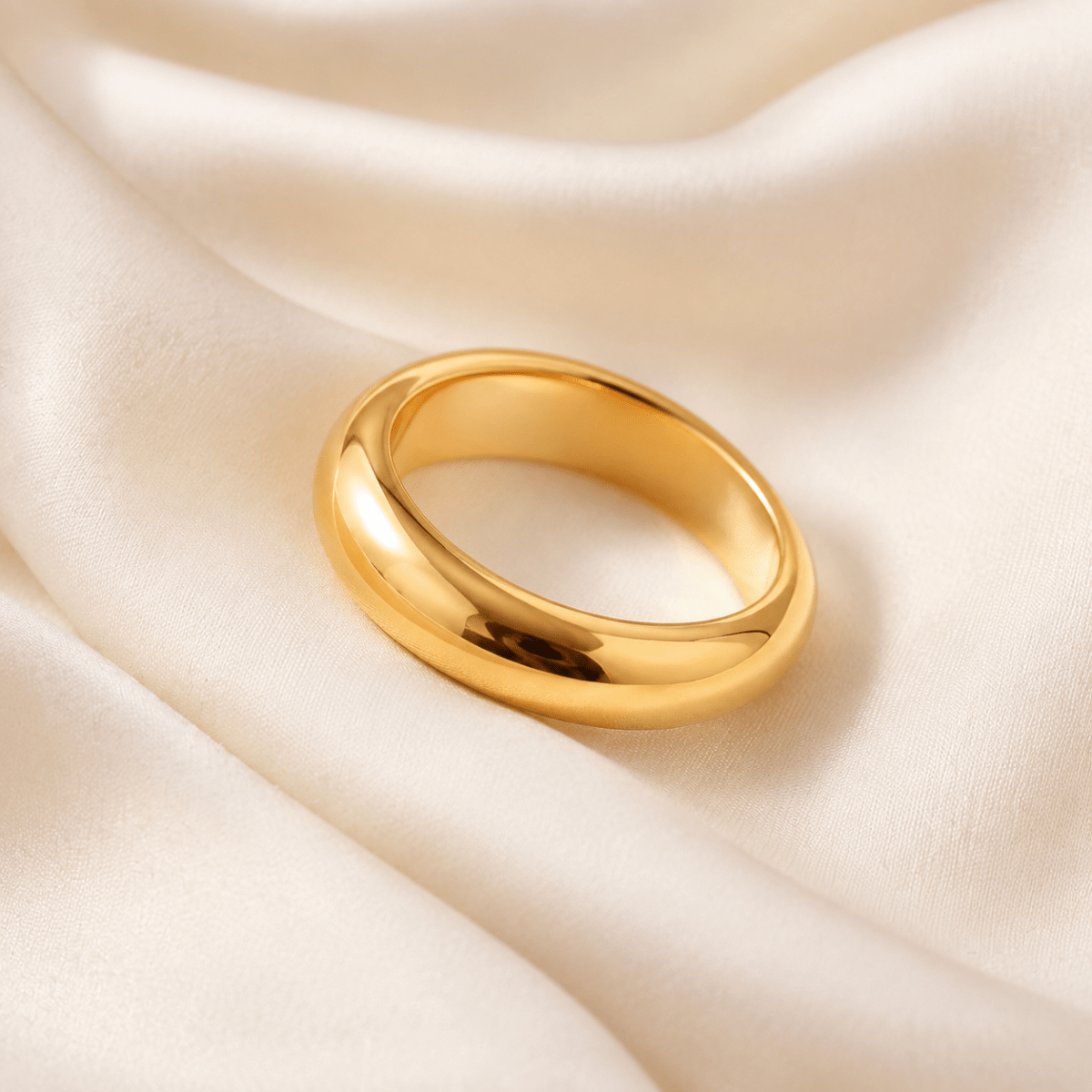 Meliora Polished Dome Band Ring