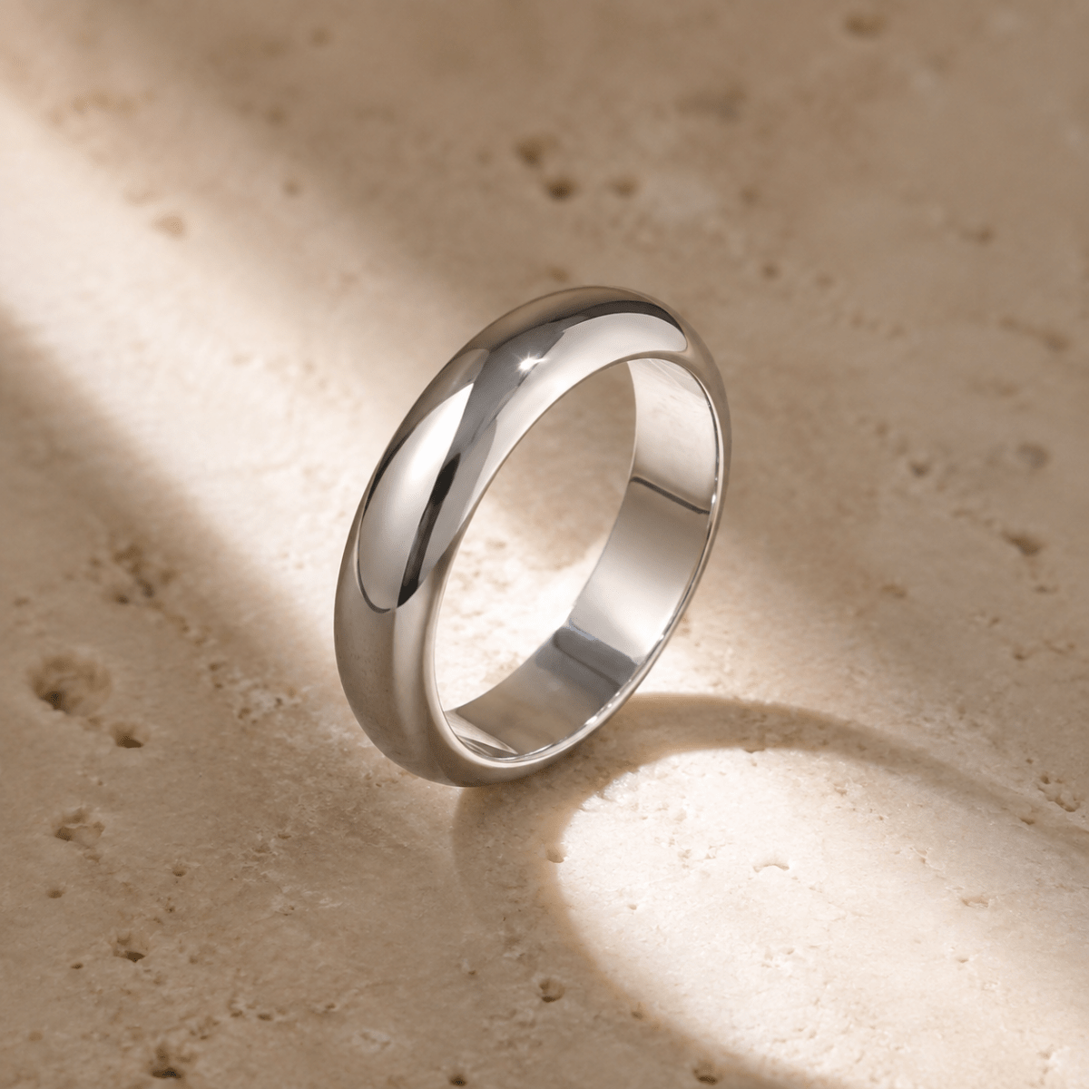 Meliora Polished Dome Band Ring