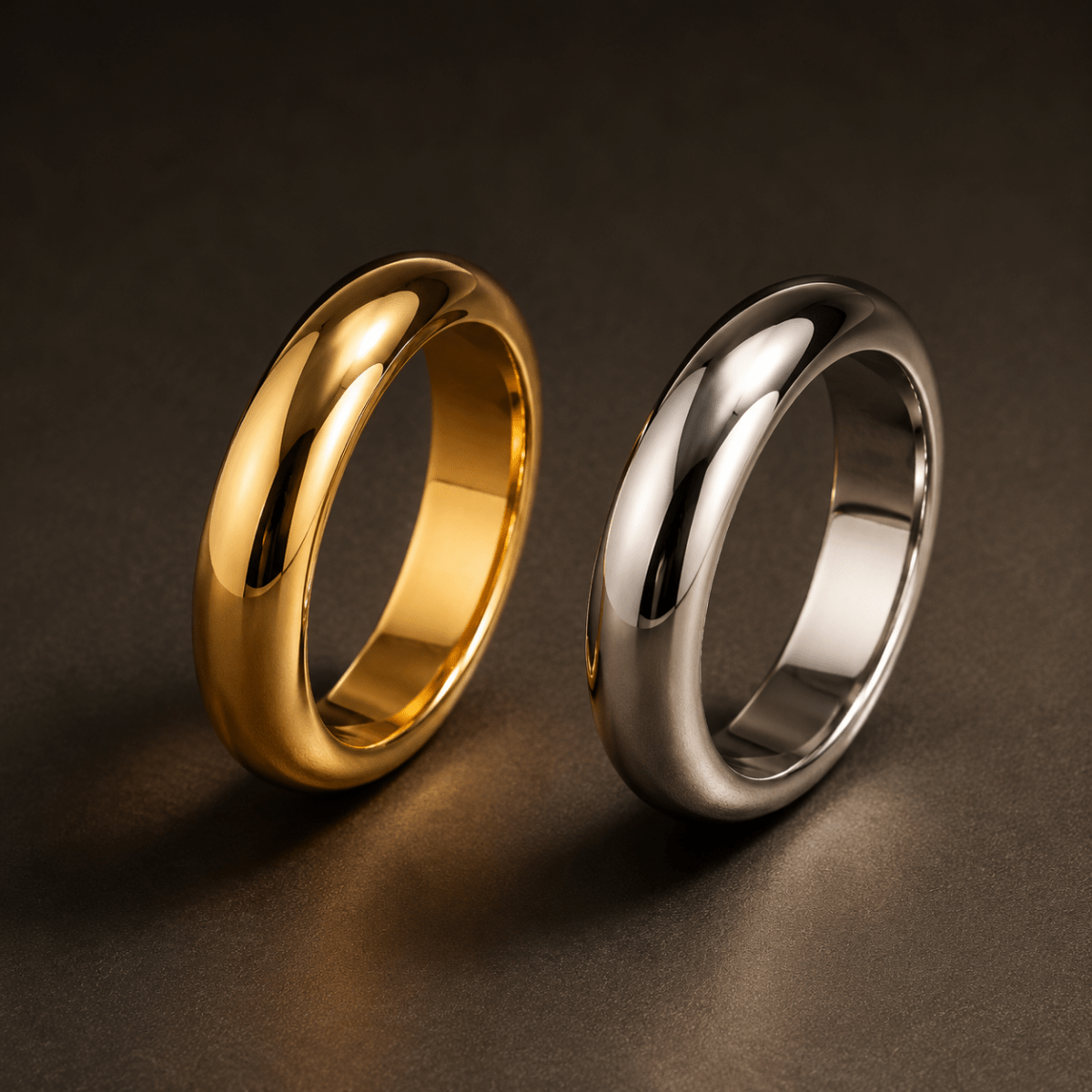 Meliora Polished Dome Band Ring