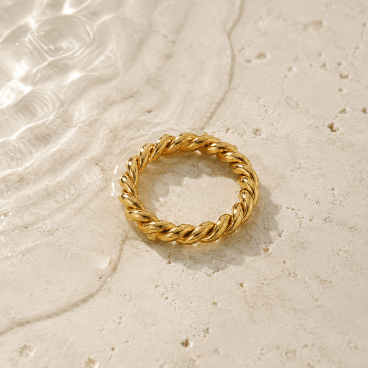 Naxos Rope-Twist Band Ring