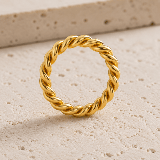 Naxos Rope-Twist Band Ring
