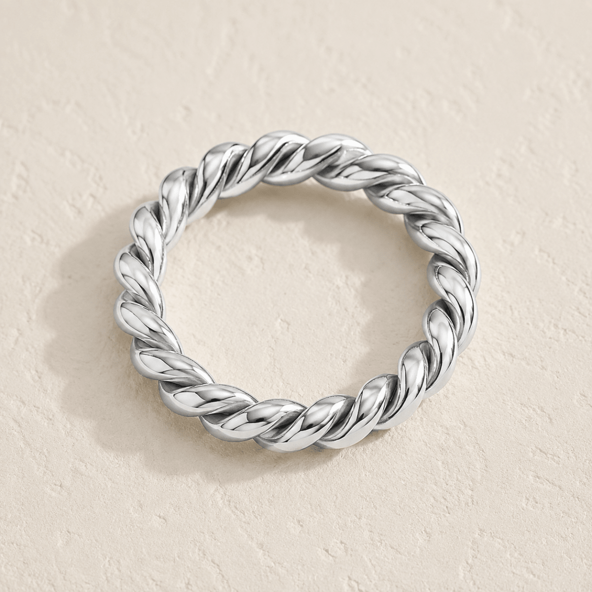 Naxos Rope-Twist Band Ring