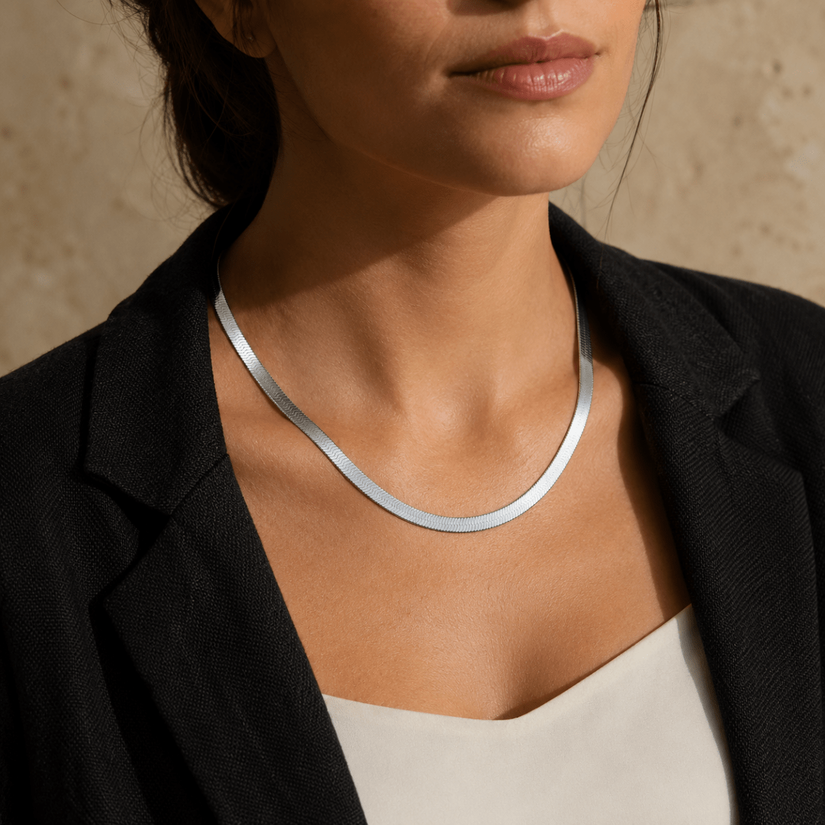 Nerina Herringbone Necklace