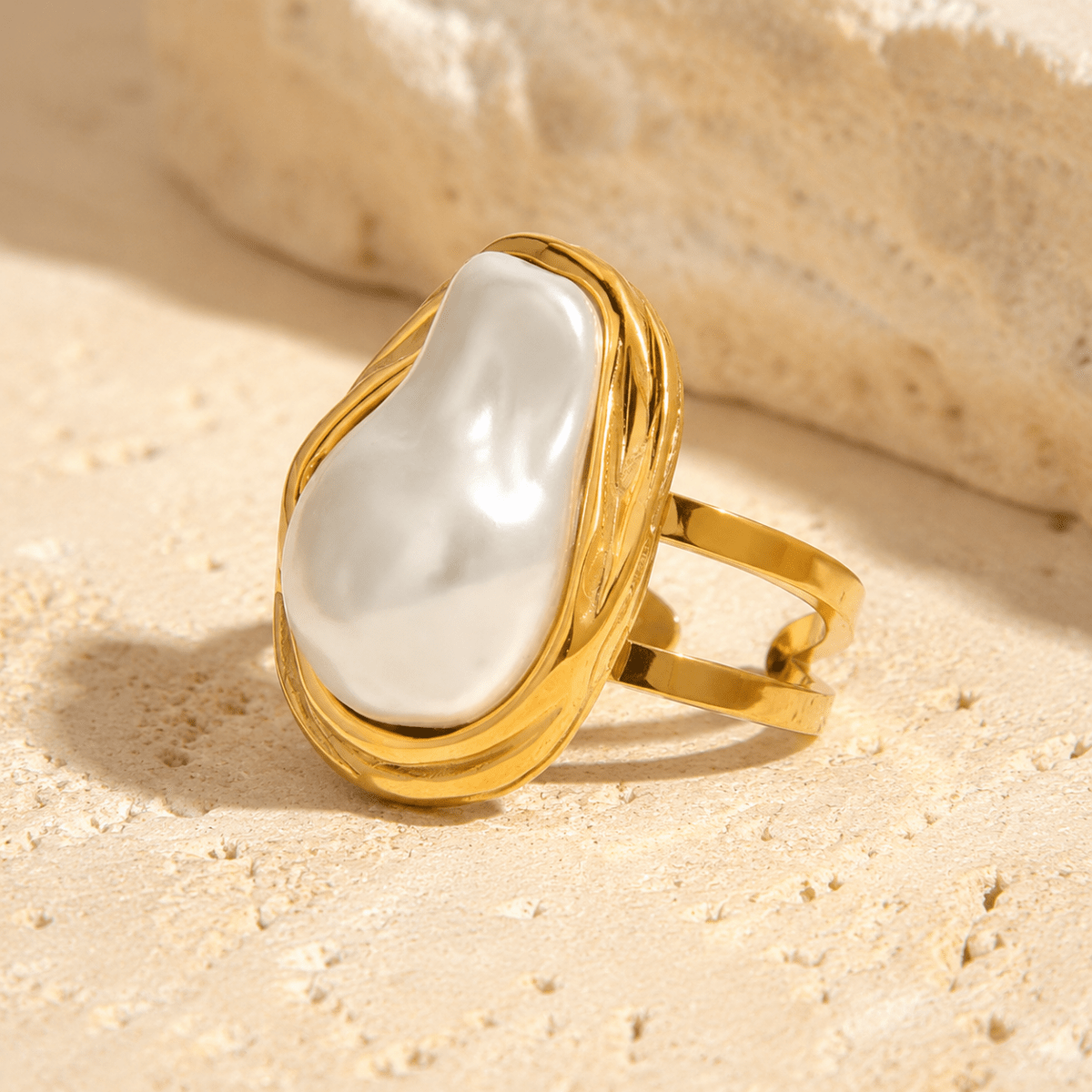 Nerissa Baroque Pearl Statement Ring