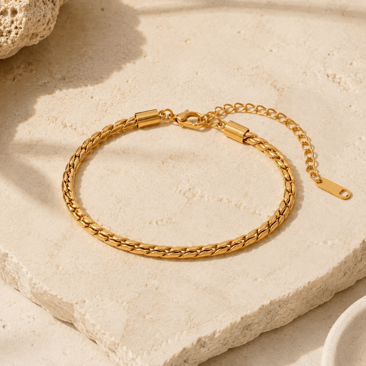 Odette Wheat-Link Chain Bracelet