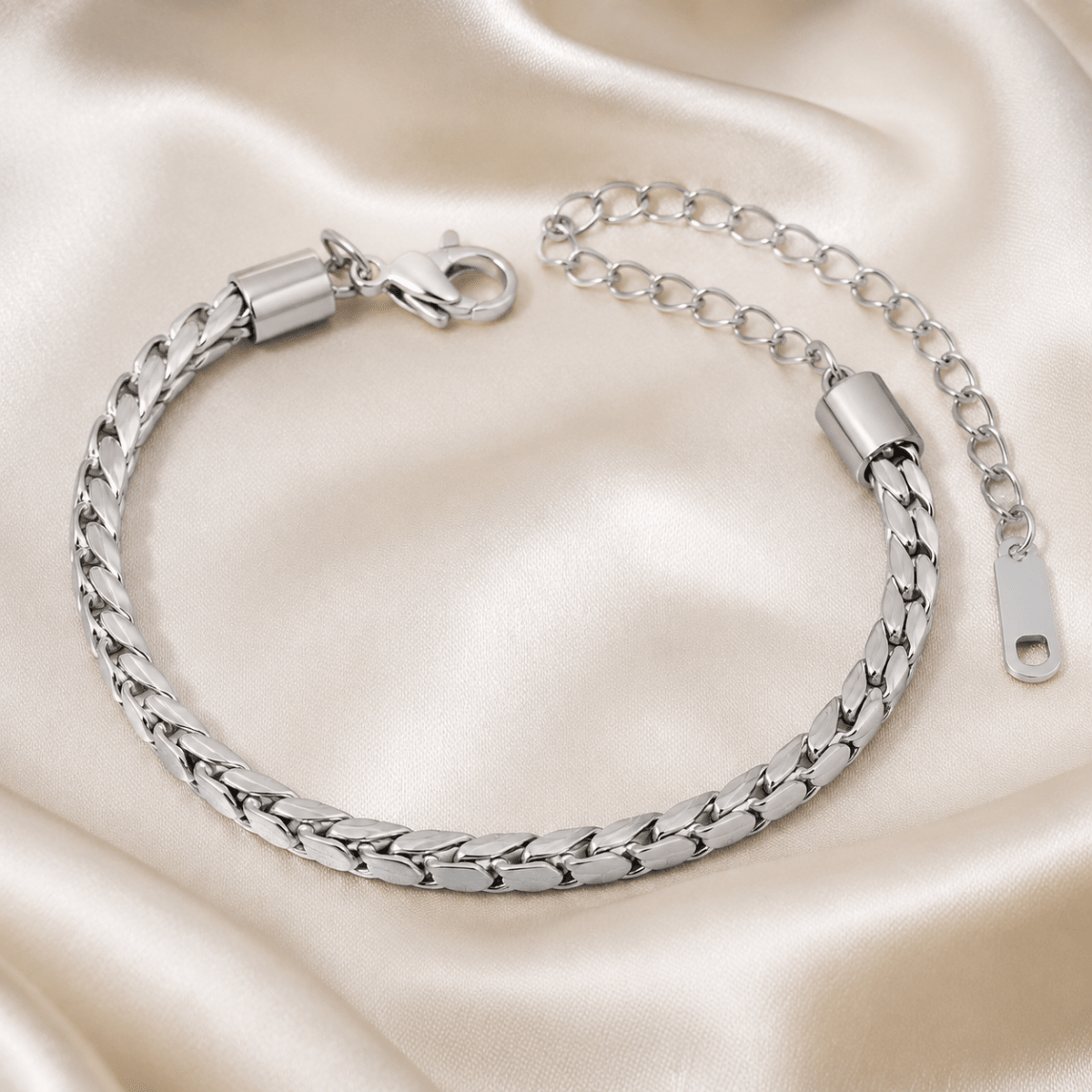 Odette Wheat-Link Chain Bracelet