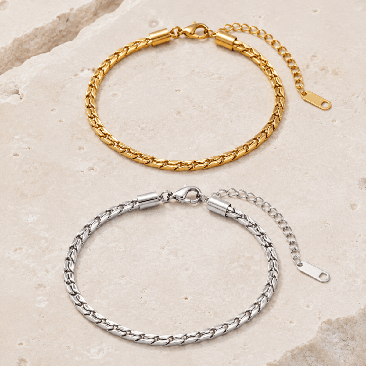 Odette Wheat-Link Chain Bracelet