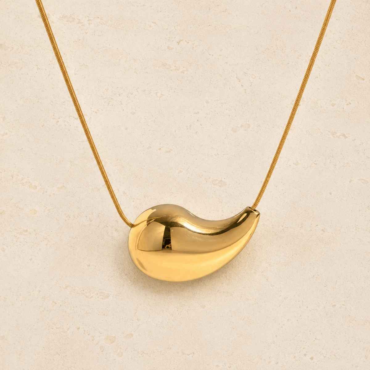 Ondara Sculptural Drop Necklace