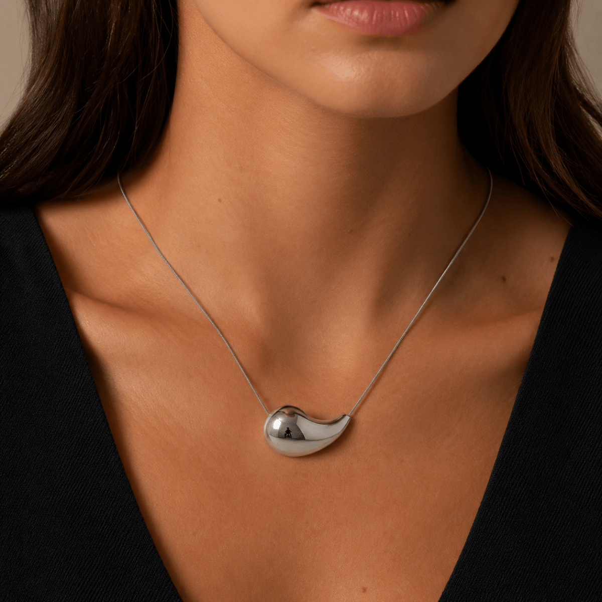 Ondara Sculptural Drop Necklace