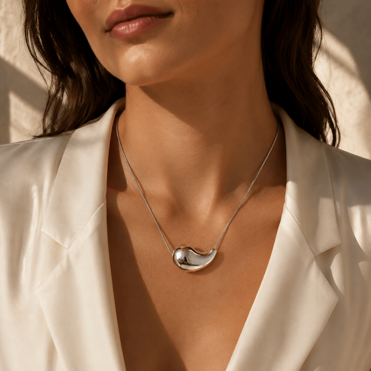 Ondara Sculptural Drop Necklace