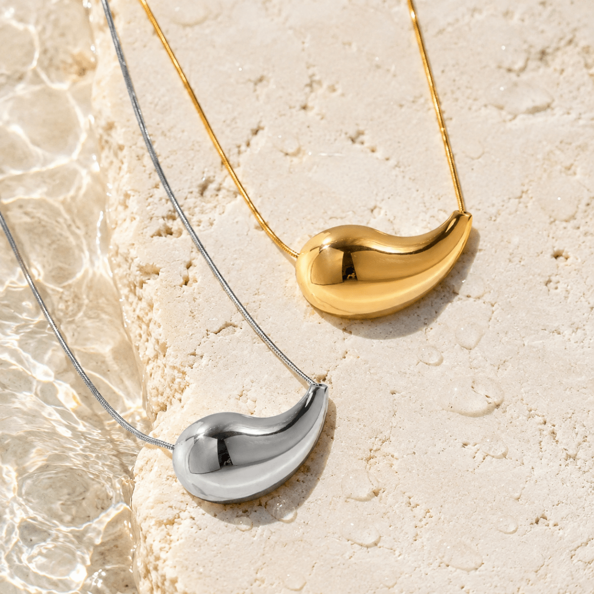 Ondara Sculptural Drop Necklace
