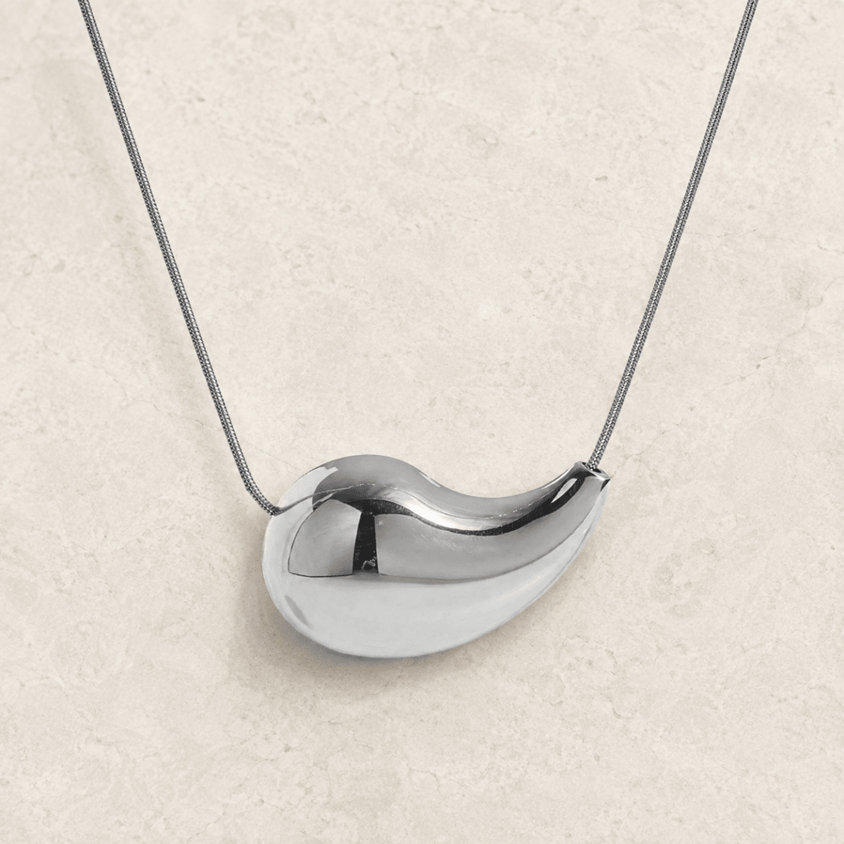 Ondara Sculptural Drop Necklace