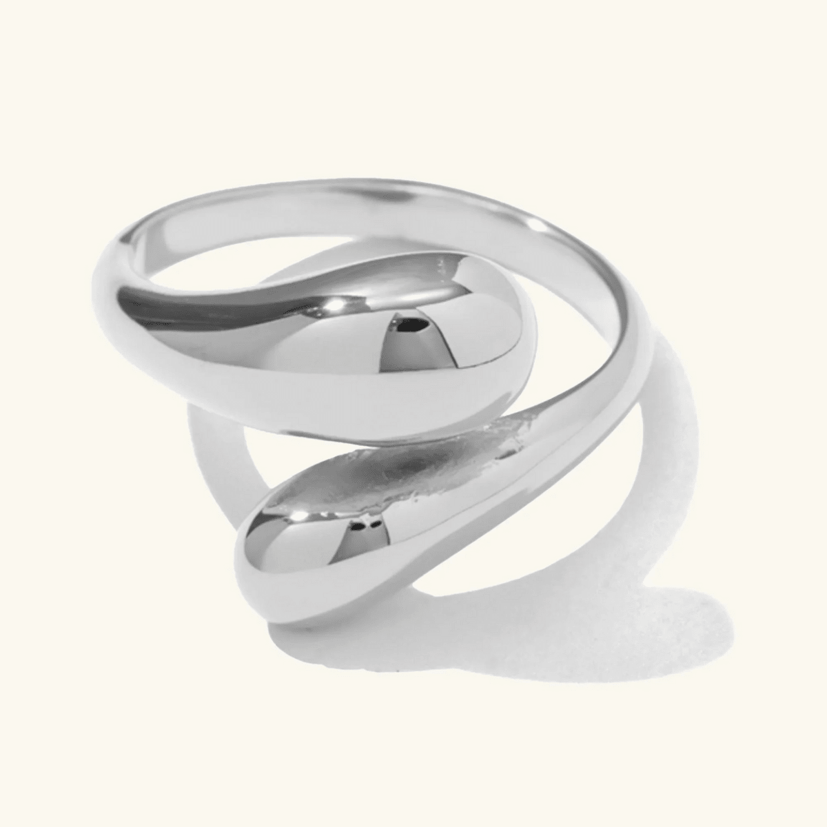 Ondina Sculptural Bypass Ring
