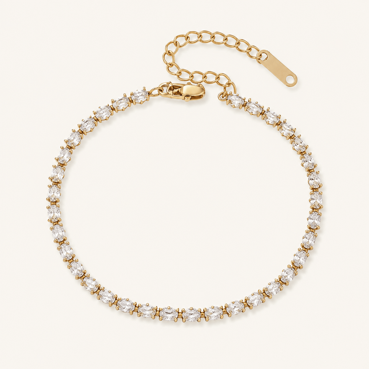 Ravello Diamond-Simulant Tennis Bracelet