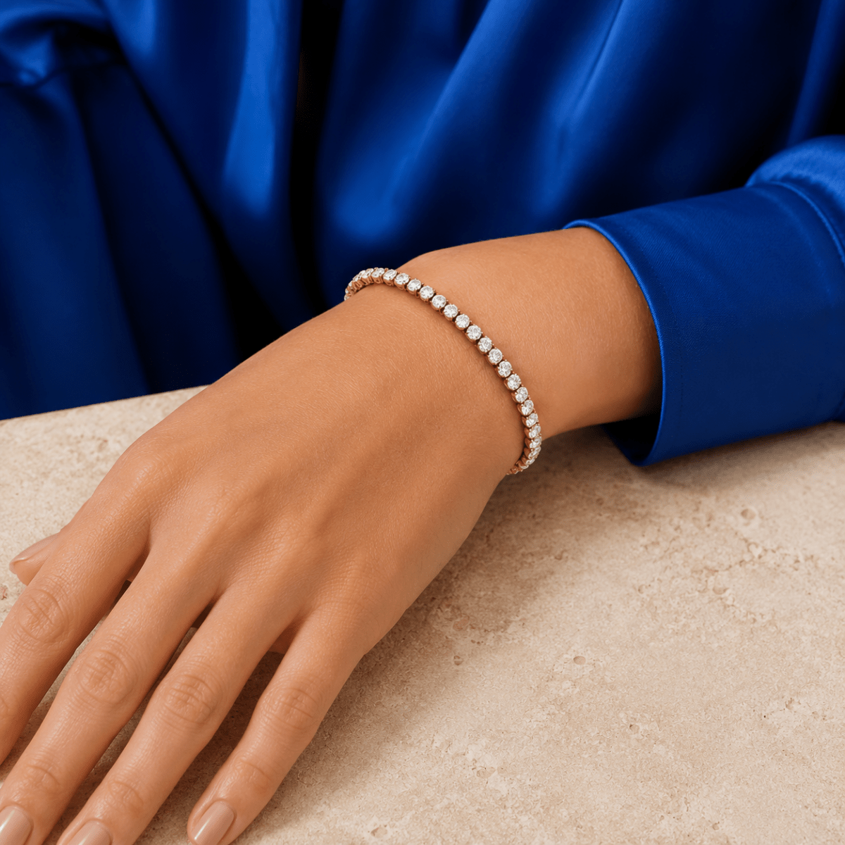 Ravello Diamond-Simulant Tennis Bracelet