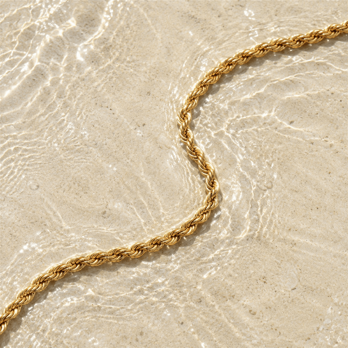 Selene Twisted Rope Chain Necklace