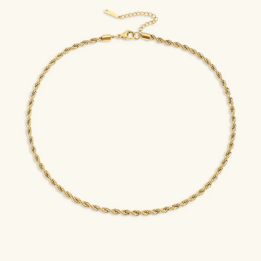 Selene Twisted Rope Chain Necklace