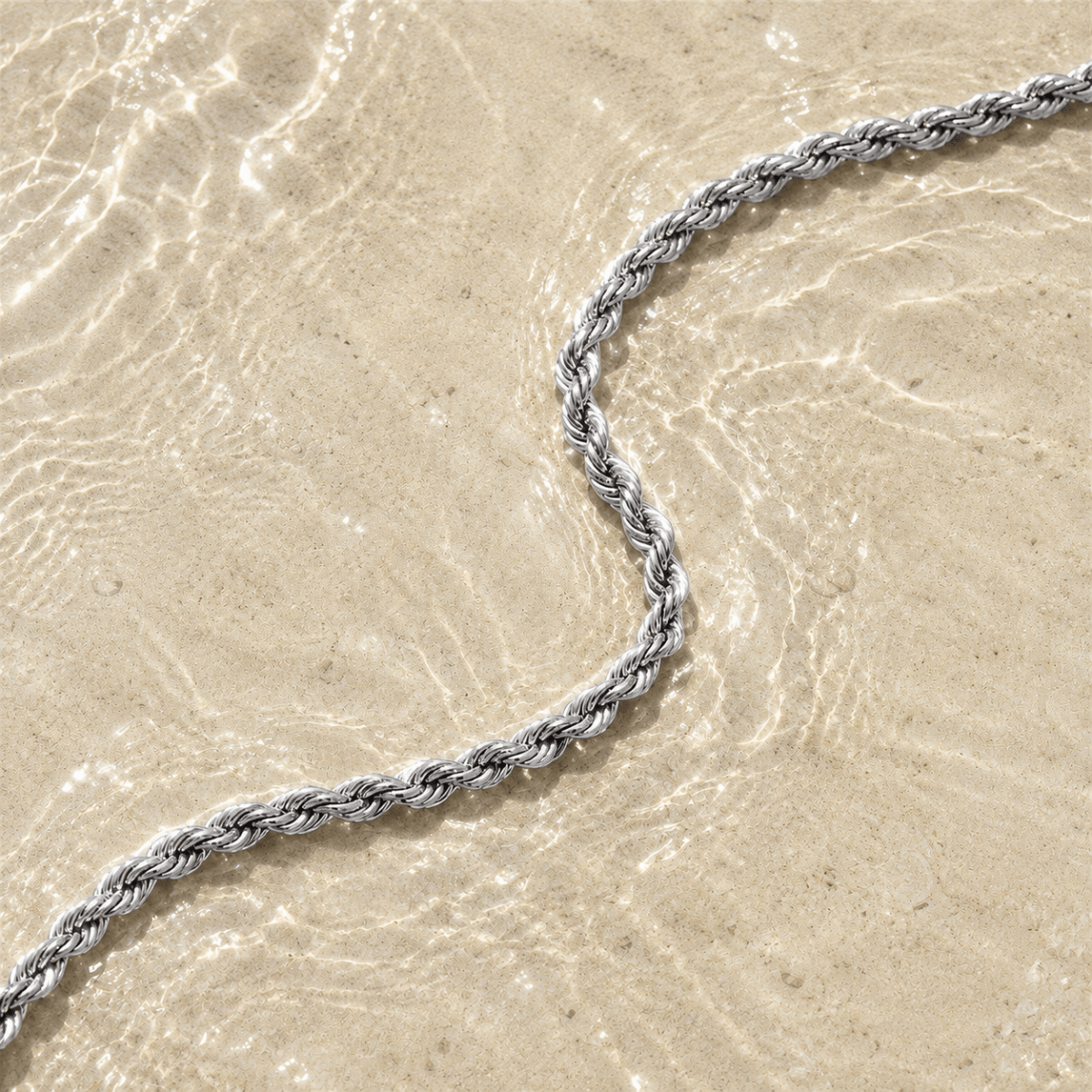 Selene Twisted Rope Chain Necklace