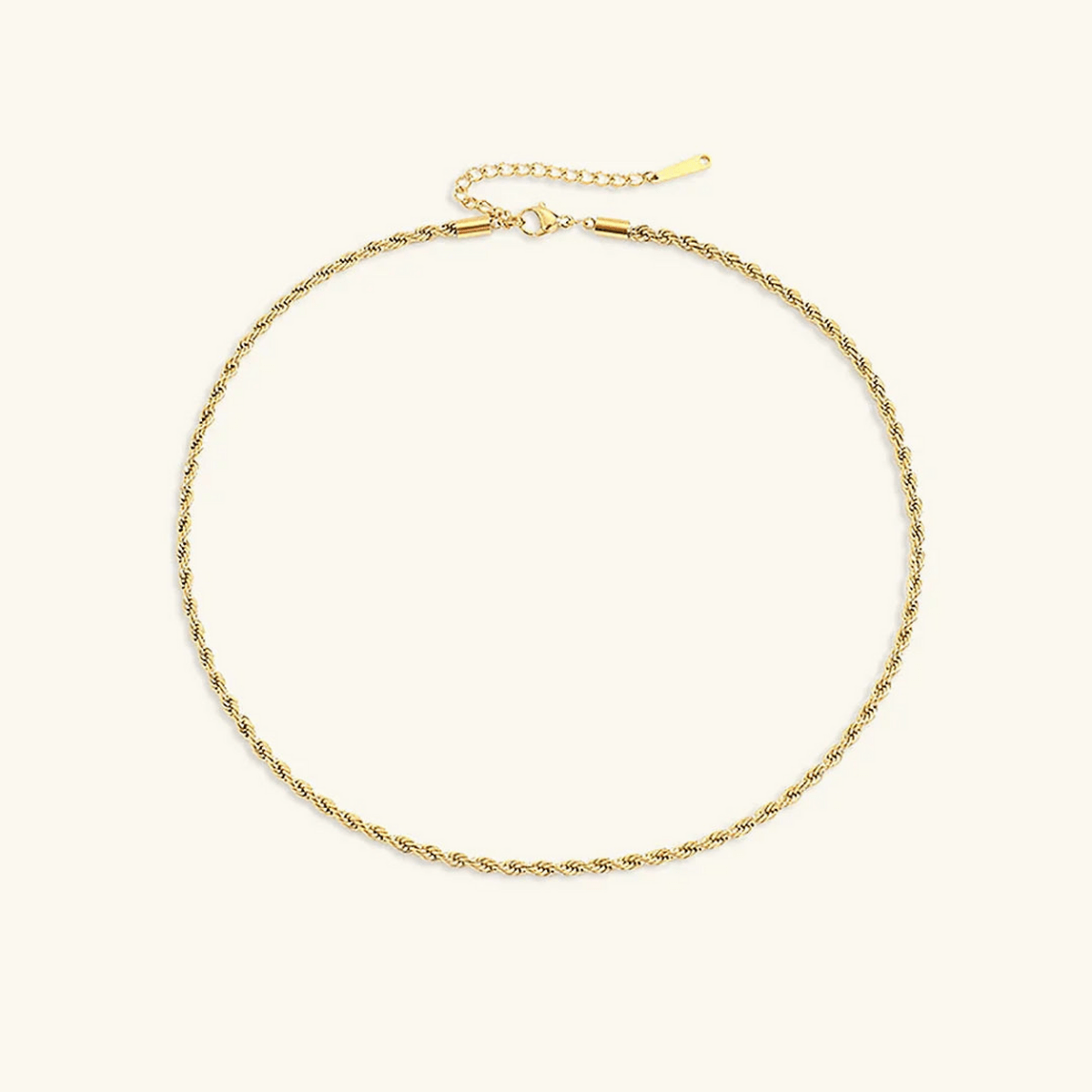 Selene Twisted Rope Chain Necklace