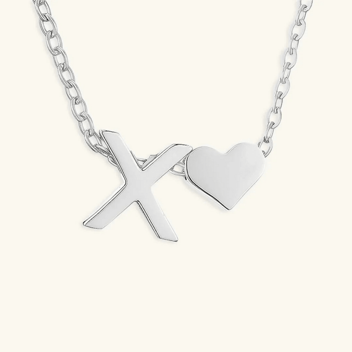 Seraya Heart Initial Necklace