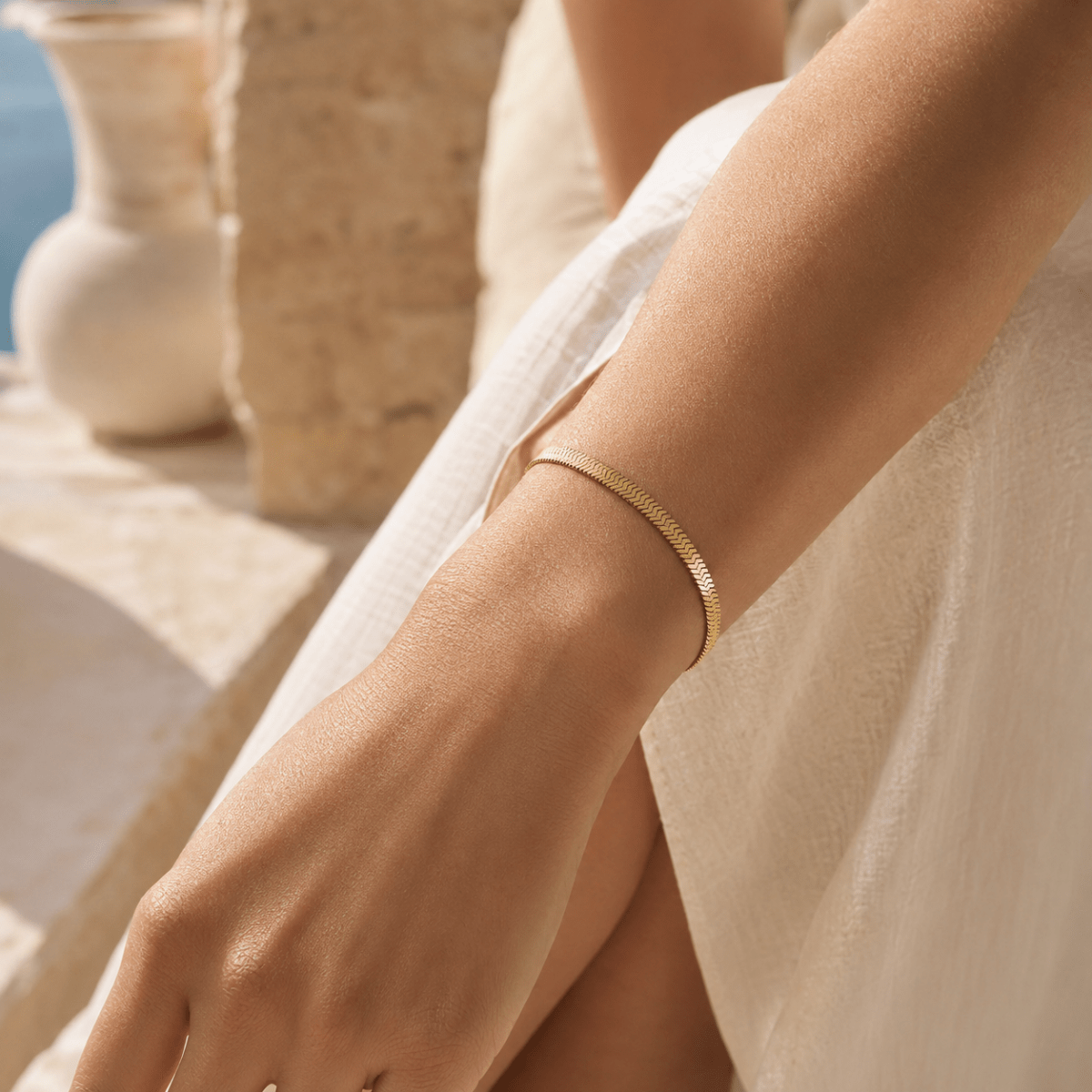 Siena Herringbone Bracelet