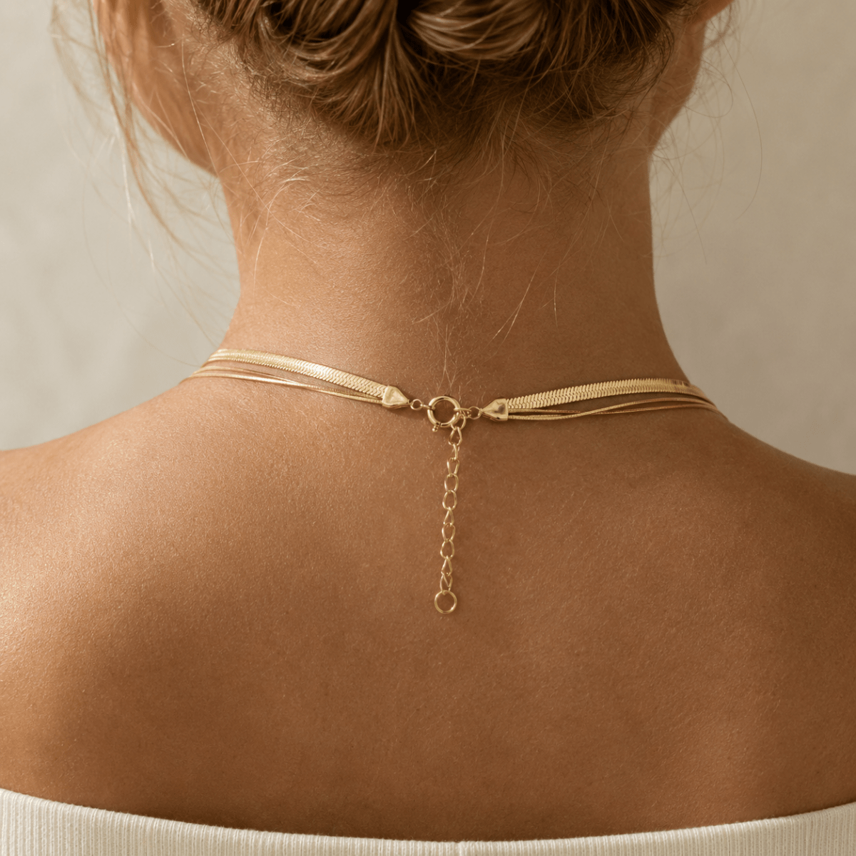Siracusa Triple-Layer Chain Necklace