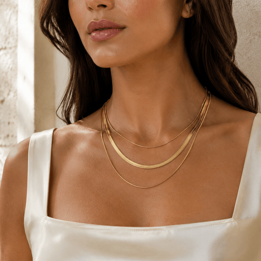 Siracusa Triple-Layer Chain Necklace