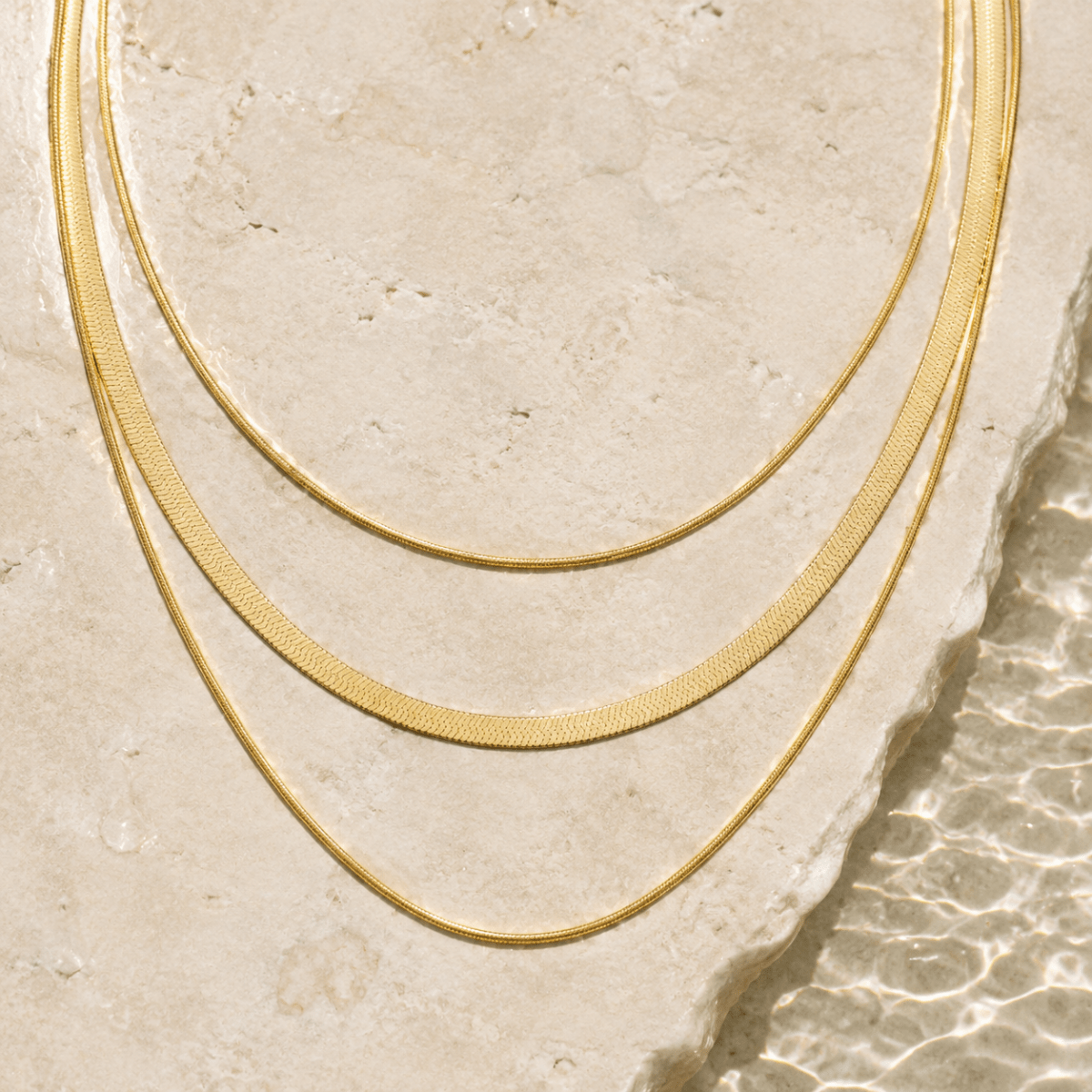 Siracusa Triple-Layer Chain Necklace