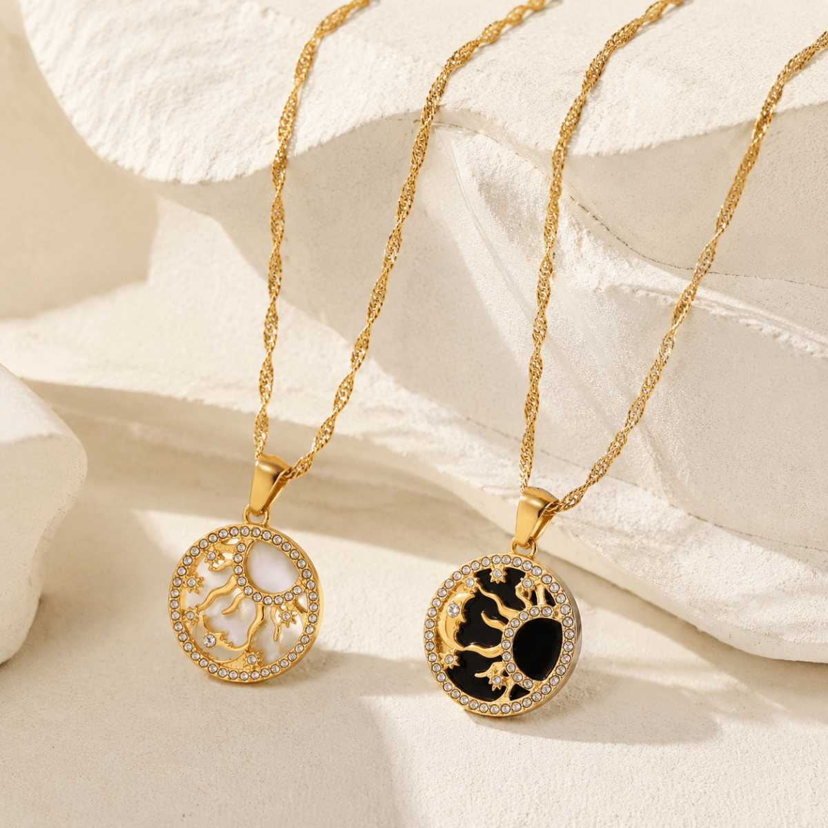 Solara Celestial Medallion Necklace