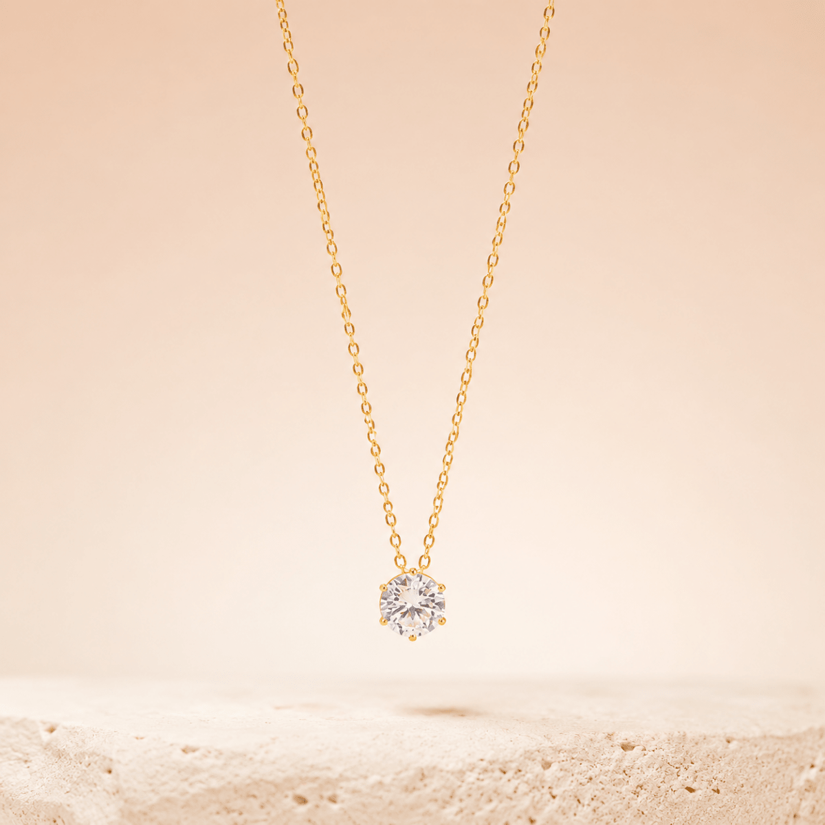 Soleia Solitaire Necklace