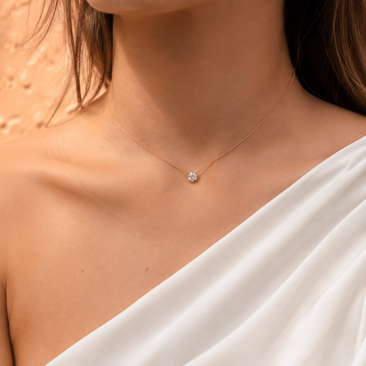 Soleia Solitaire Necklace