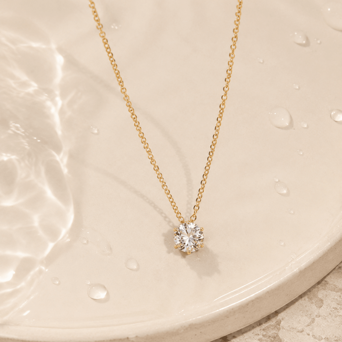 Soleia Solitaire Necklace