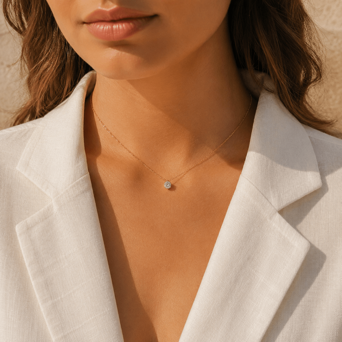 Soleia Solitaire Necklace