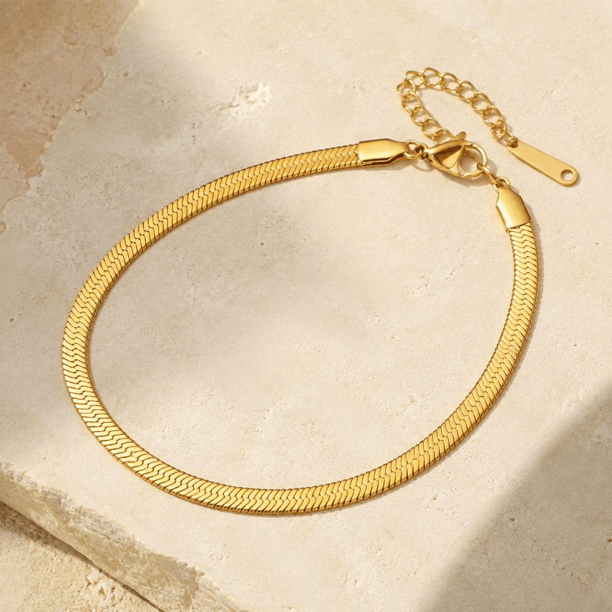 Sorella Herringbone Anklet