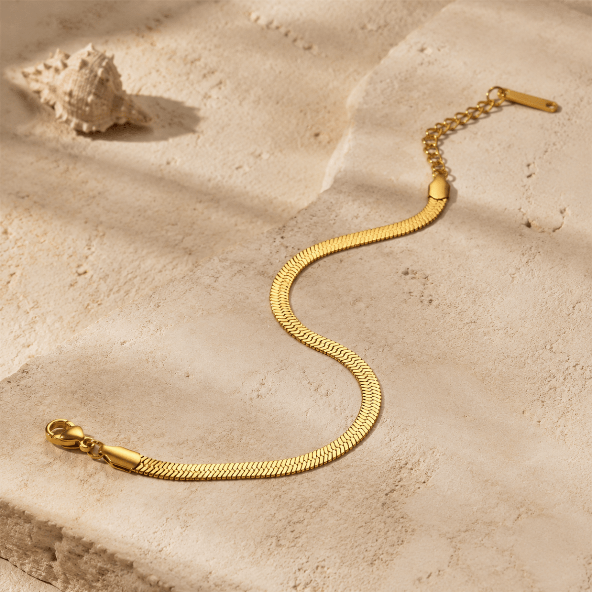Sorella Herringbone Anklet