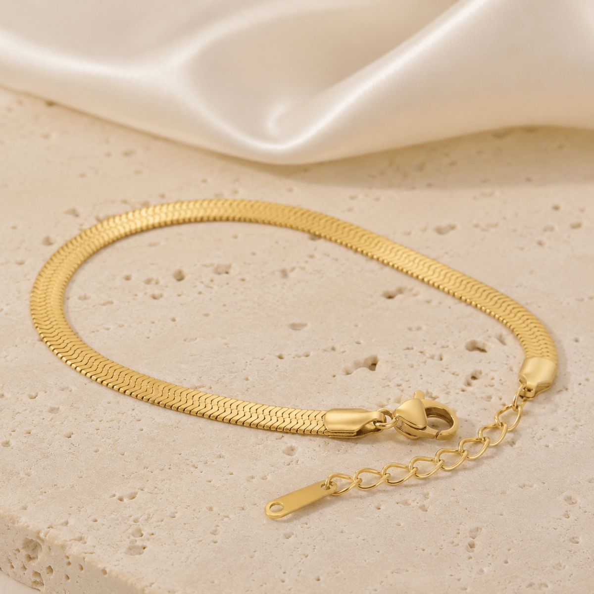 Sorella Herringbone Anklet
