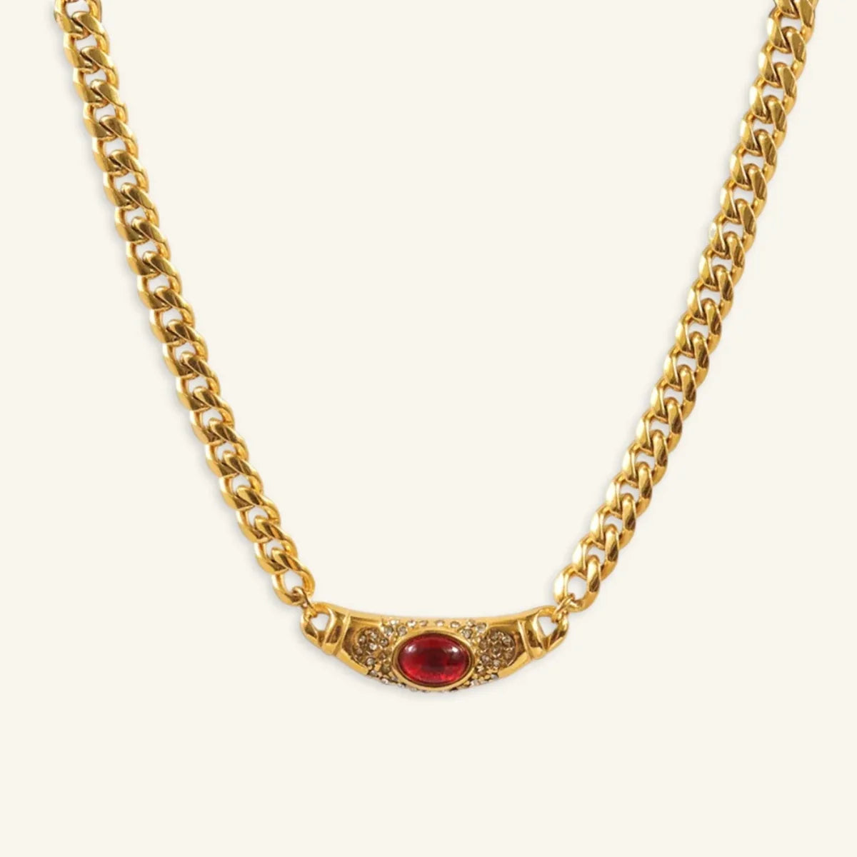 Sunlit Gem Pendant Necklace
