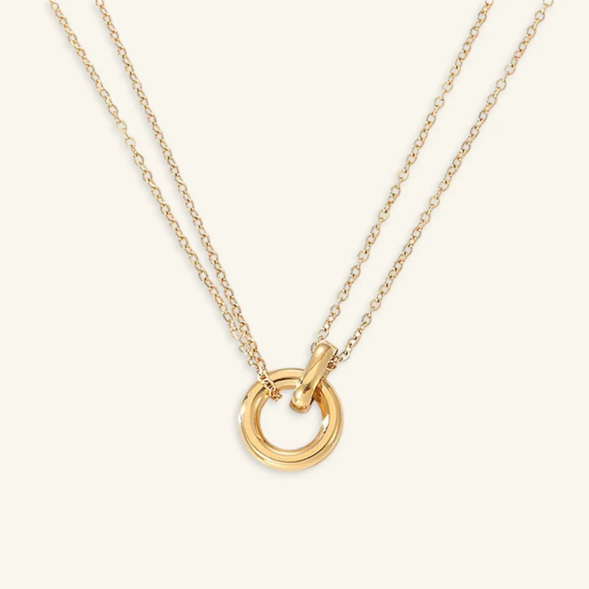 Sunlit Gold Chain Necklace