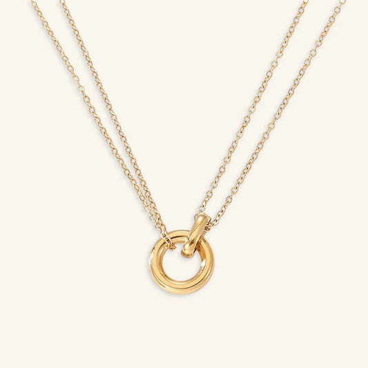Sunlit Gold Chain Necklace
