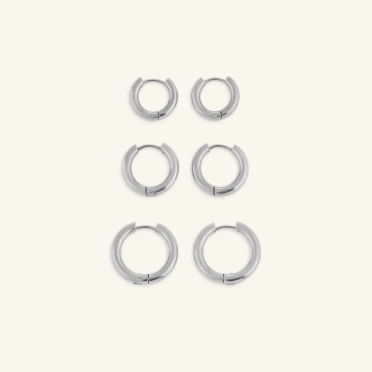 Sunlit Round Hoop Set
