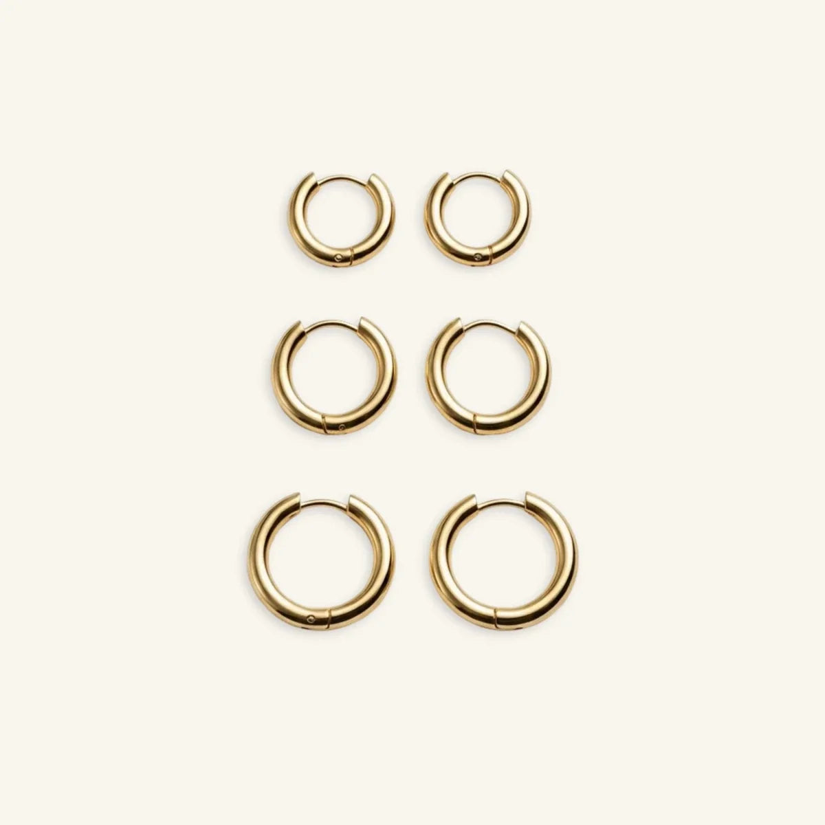 Sunlit Round Hoop Set