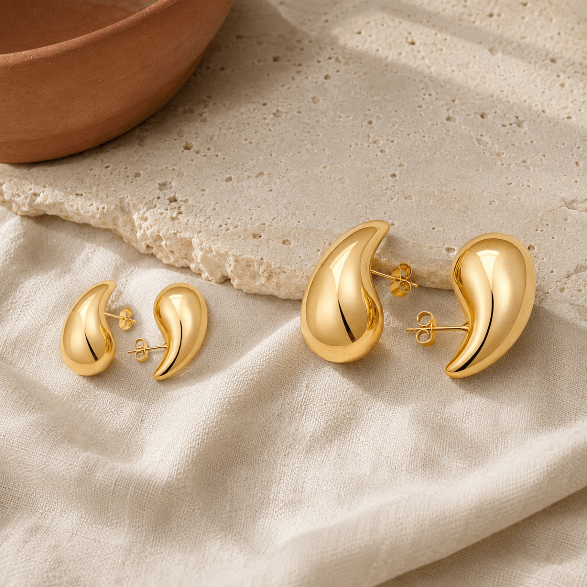 Sunlit Waterdrop Earrings